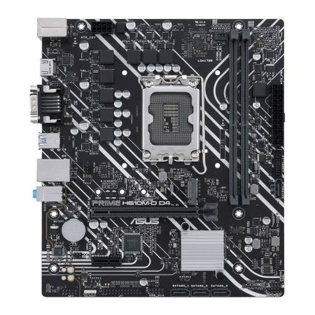 Asus PRIME H610M-D D4, Intel H610, 1700, Micro ATX, 2 DDR4, VGA, HDMI, PCIe4, 1x M.2-0