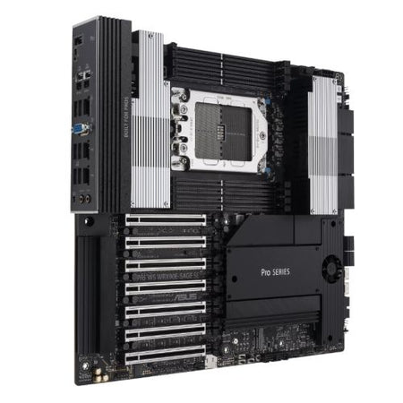Asus PRO WS WRX90E-SAGE SE, Workstation, AMD WRX90, sTR5, EEB, 8 DDR5 ECC, Dual 10G LAN, SlimSAS, 7x PCIe5 x16, 4x M.2-1