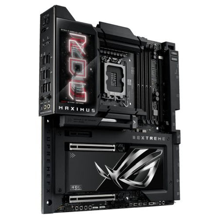 Asus ROG MAXIMUS Z890 EXTREME, Intel Z890, 1851, EATX, 4 DDR5, HDMI, 2 TB5, Wi-Fi 7, 10G & 2.5G LAN, ROG Q-DIMM.2 Card, LCD Screen, 6x M.2-1