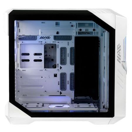Cooler Master HAF 700 EVO Gaming Case w/ Glass Side, E-ATX, Multi Chamber, 5x ARGB Fans, ARGB Fan Hub, Front LCD Display, USB-C, White-1