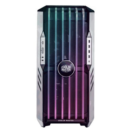 Cooler Master HAF 700 EVO Gaming Case w/ Glass Side, E-ATX, Multi Chamber, 5x ARGB Fans, ARGB Fan Hub, Front LCD Display, USB-C, White-3