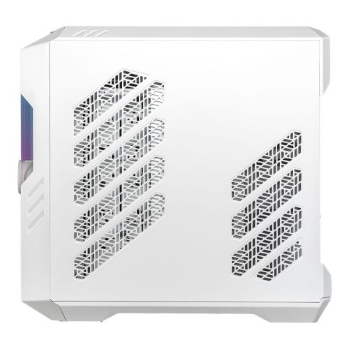 Cooler Master HAF 700 EVO Gaming Case w/ Glass Side, E-ATX, Multi Chamber, 5x ARGB Fans, ARGB Fan Hub, Front LCD Display, USB-C, White-4