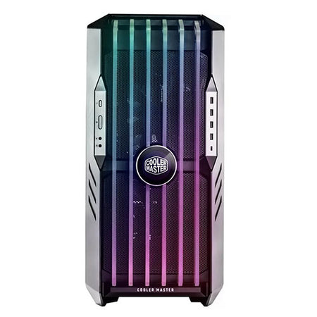 Cooler Master HAF 700 EVO Gaming Case w/ Glass Side, E-ATX, Multi Chamber, 5x ARGB Fans, ARGB Fan Hub, Front LCD Display, USB-C, Black-1