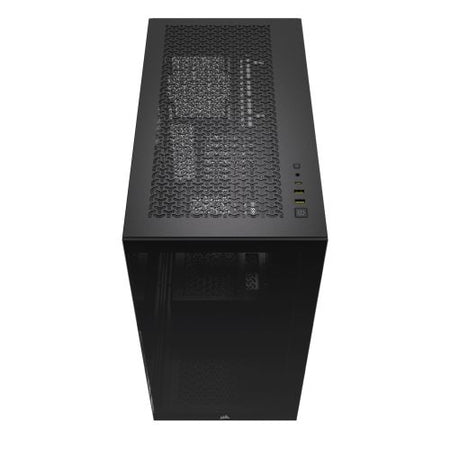 Corsair 3500X Gaming Case w/ Glass Side & Front, E-ATX, No Fans, USB-C, Asus BTF Compatible, Black-2