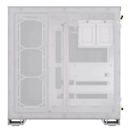 Corsair 6500X Dual Chamber Gaming Case w/ Glass Side & Front, ATX, Mesh Panels, USB-C, Asus BTF Compatible, White-3