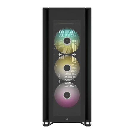Corsair iCUE 7000X RGB Gaming Case w/ 3x Tempered Glass Panels, E-ATX, 3 x SP140 RGB Elite Fans, iCUE Commander CORE XT included, USB-C, Black-2