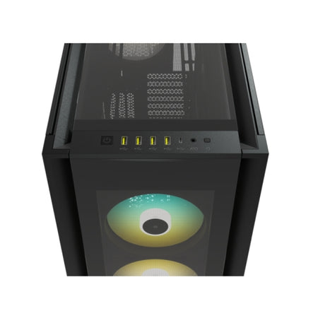 Corsair iCUE 7000X RGB Gaming Case w/ 3x Tempered Glass Panels, E-ATX, 3 x SP140 RGB Elite Fans, iCUE Commander CORE XT included, USB-C, Black-4