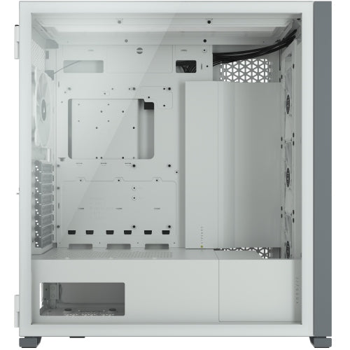 Corsair iCUE 7000X RGB Gaming Case w/ 3x Tempered Glass Panels, E-ATX, 3 x SP140 RGB Elite Fans, iCUE Commander CORE XT included, USB-C, White-2