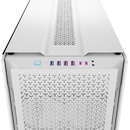 Corsair iCUE LINK 9000D RGB Airflow Gaming Case w/ Glass Side, E-ATX, Dual System, Up to 18 Fans, InfiniRail Fan Mounting, iCUE LINK Hub, USB-C,  Asus BTF Compatible, White-4