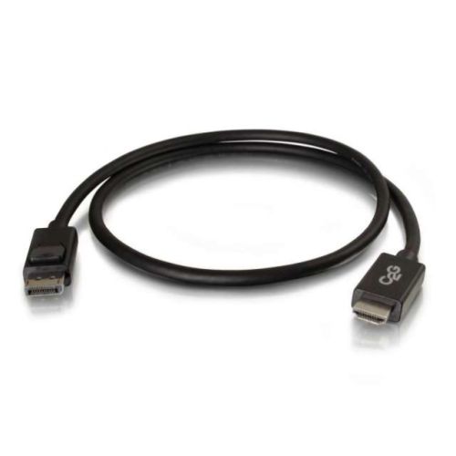 Jedel DisplayPort Male to HDMI Male Converter Cable, 1.8 Metres, Black-1