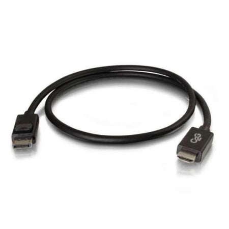 Jedel DisplayPort Male to HDMI Male Converter Cable, 1.8 Metres, Black-1