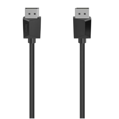 Hama DisplayPort 1.2 Cable, Male to Male, Ultra-HD 4K, 3 Metre-0