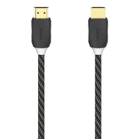 Hama High Speed HDMI Cable x24 Multipack, Ultra-HD 4K, Ethernet, Gold-Plated, Fabric, 1.5 Metre, Black, Display Case-2