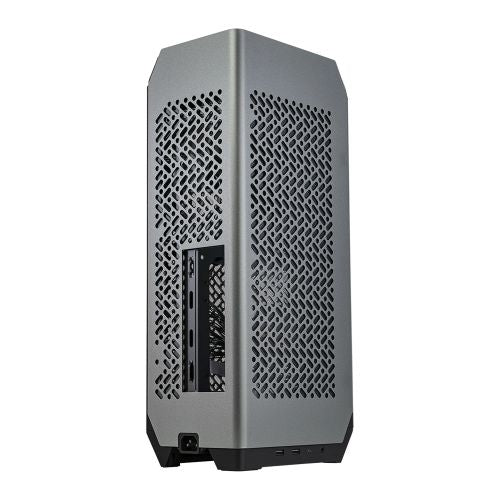 Cooler Master NCORE 100 MAX Gaming Case, Mini ITX, Extendable Width, 120mm AIO Cooler & 850W PSU Included, 4-Slot GPU Support, USB-C, Dark Grey-2