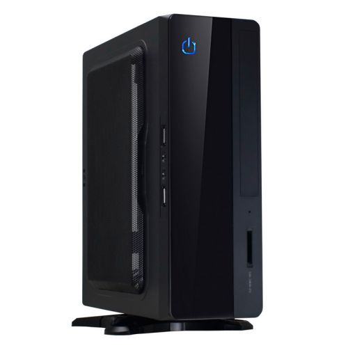 CiT MTX-007B Mini ITX Case, 180W, 1 x 2.5", VESA Mountable, Black-0