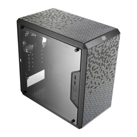 Cooler Master Q300L Gaming Case w/ Acrylic Window, Micro ATX, Open Design, 12cm Fan, Vertical/Horizonal Orientation, Black-1