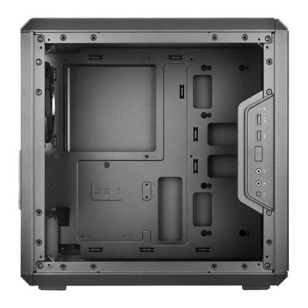Cooler Master Q300L Gaming Case w/ Acrylic Window, Micro ATX, Open Design, 12cm Fan, Vertical/Horizonal Orientation, Black-2