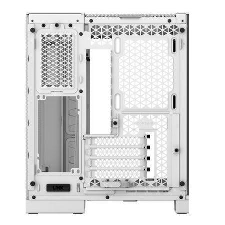 Corsair 2500X RGB Dual Chamber Gaming Case w/ Glass Side & Front, Micro ATX, 2x RGB Fans, Mesh Panels, USB-C, Asus BTF Compatible, White-4