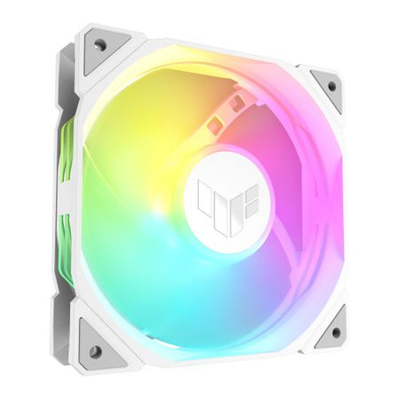 Asus TUF Gaming TR120 ARGB Reverse Blade 12cm PWM Case Fans (3 Pack), Hydraulic  Bearing, 28mm Frame, Double-layer LED Matrix Design, 2000 RPM, White-1