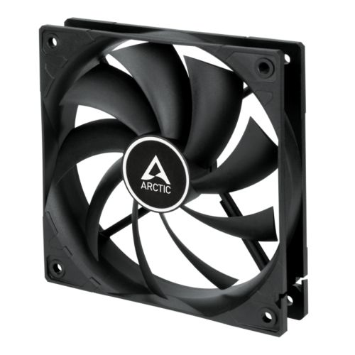 Arctic F12 Low Noise 12cm Case Fan, Black, 9 Blades, Fluid Dynamic-0
