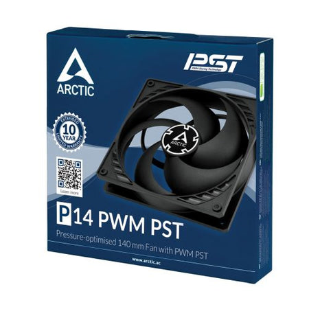 Arctic P14 14cm Pressure Optimised PWM PST Case Fan, Black, Fluid Dynamic-4
