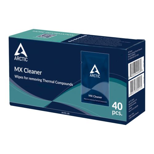 Arctic MX Cleaner Wipes for Removing Thermal Compounds, Limonene-Based, 40 Individually Packaged Wipes-1