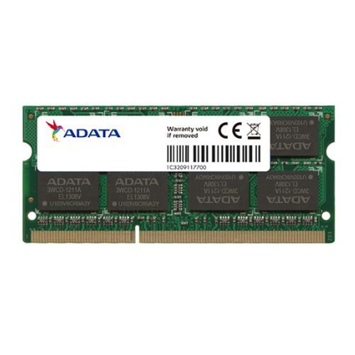 ADATA Premier 8GB, DDR3L, 1600MHz (PC3-12800), CL11, SODIMM Memory *Low Voltage 1.35V*-0