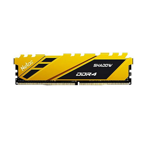 Netac Shadow Yellow, 16GB, DDR4, 3200MHz (PC4-25600), CL16, DIMM Memory-0