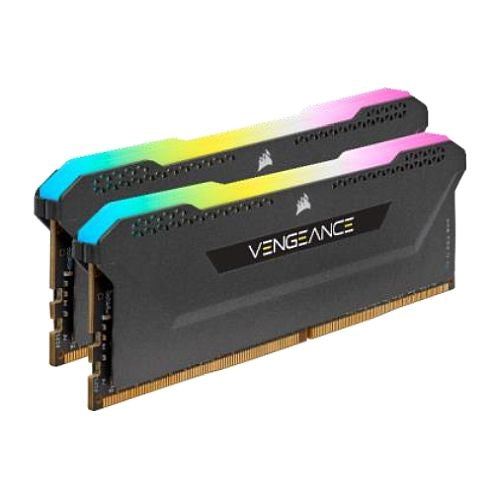 Corsair Vengeance RGB Pro SL 16GB Kit (2 x 8GB), DDR4, 3600MHz (PC4-28800), CL18, Black, Ryzen Optimised-0