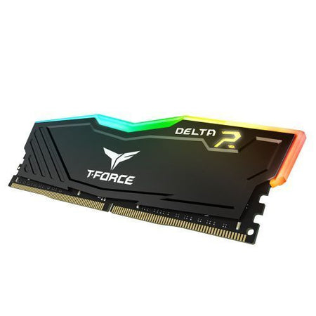 Team T-Force Delta RGB 16GB Kit (2 x 8GB), DDR4, 3600MHz (PC4-28800), CL18, XMP 2.0, DIMM Memory, Black-1