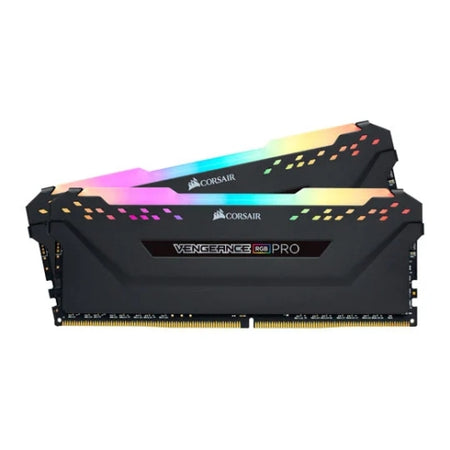 Corsair Vengeance RGB Pro 32GB Memory Kit (2 x 16GB), DDR4, 3200MHz (PC4-25600), CL16, XMP 2.0, Black-1