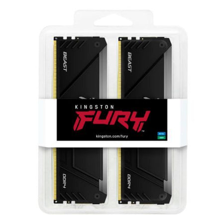Kingston Fury Beast RGB 32GB Kit (2 x 16GB), DDR4, 3200MHz (PC4-25600), CL16, XMP, DIMM Memory-1