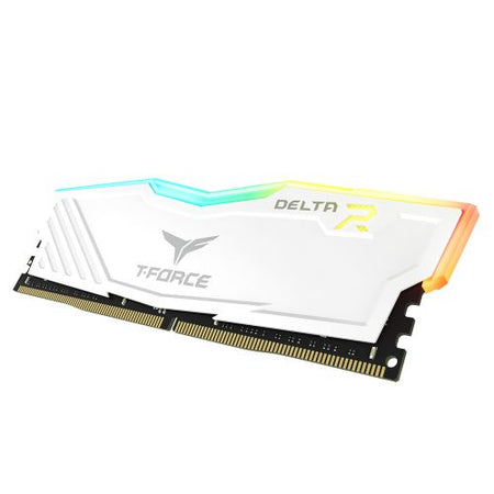 Team T-Force Delta RGB 32GB Kit (2 x 16GB), DDR4, 3600MHz (PC4-28800), CL18, XMP 2.0, DIMM Memory, White-2