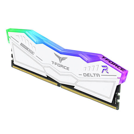 Team T-Force Delta RGB 32GB Kit (2 x 16GB), DDR4, 3600MHz (PC4-28800), CL18, XMP 2.0, DIMM Memory, White-3
