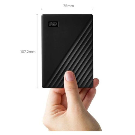 WD 1TB My Passport External Hard Drive, 2.5", USB 3.2 Gen1, Hardware Encryption, Backup Software, Black-2