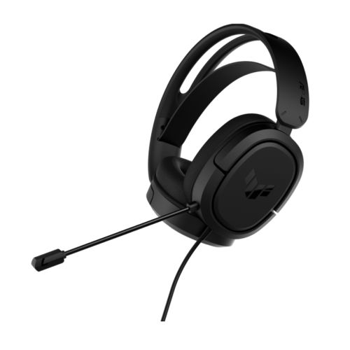 Asus TUF Gaming H1 7.1 Lightweight Gaming Headset, 3.5mm Jack, Surround Sound, Deep Bass, Black-0