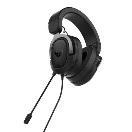 Asus TUF Gaming H3 7.1 Gaming Headset, 3.5mm Jack, Boom Mic, Surround Sound, Deep Bass, Fast-cooling Ear Cushions, Gun Metal-1