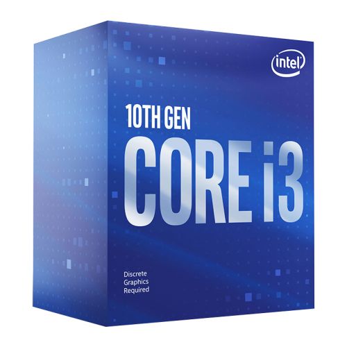 Intel Core I3-10100F CPU, 1200, 3.6 GHz (4.3 Turbo), Quad Core, 65W, 14nm, 6MB Cache, Comet Lake, No Graphics-0