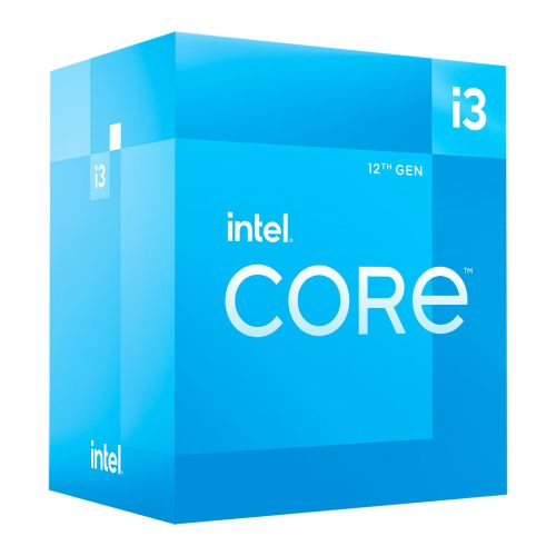 Intel Core i3-12100 CPU, 1700, 3.3 GHz (4.3 Turbo), Quad Core, 60W, 12MB Cache, Alder Lake-0