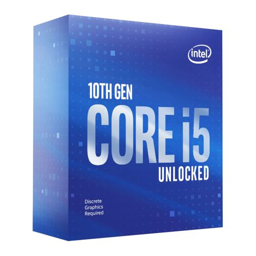 Intel Core I5-10600KF CPU, 1200, 4.1 GHz (4.8 Turbo), 6-Core, 125W, 14nm, 12MB Cache, Overclockable, No Graphics, Comet Lake-0