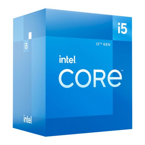 Intel Core i5-12400 CPU, 1700, 2.5 GHz (4.4 Turbo), 6-Core, 65W, 18MB Cache, Alder Lake-0