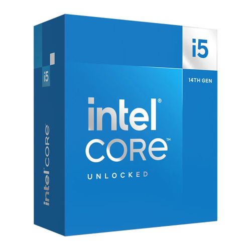 Intel Core i5-14600K, CPU, 1700, 3.5 GHz (5.3 Turbo), 14-Core, 125W (181W Turbo), 10nm, 24MB Cache, Overclockable, Raptor Lake Refresh, NO HEATSINK/FAN-0