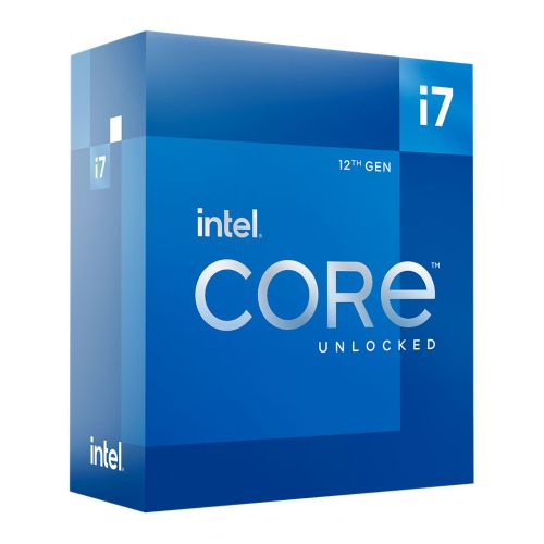 Intel Core i7-12700K CPU, 1700, 3.6 GHz (5.0 Turbo), 12-Core, 125W (190W Turbo), 10nm, 25MB Cache, Overclockable, Alder Lake, NO HEATSINK/FAN-0