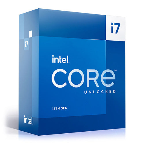 Intel Core i7-13700K CPU, 1700, 3.4 GHz (5.4 Turbo), 16-Core, 125W (253W Turbo), 10nm, 30MB Cache, Overclockable, Raptor Lake, NO HEATSINK/FAN-0