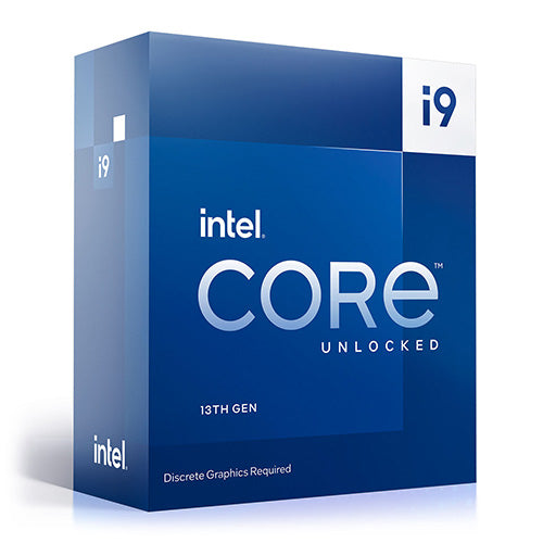 Intel Core i9-13900KF CPU, 1700, 3.0 GHz (5.8 Turbo), 24-Core, 125W (253W Turbo), 10nm, 36MB Cache, Overclockable, Raptor Lake, No GRaphics, NO HEATSINK/FAN-0