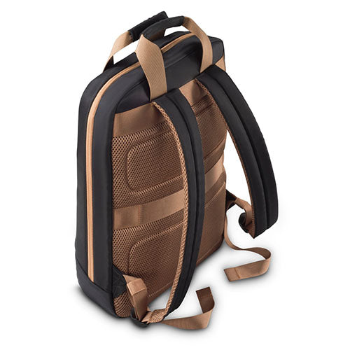 Hama Ultra Lightweight Laptop Backpack, Up to 16.2", Padded Compartment, Front Pocket, Trolley Strap, Water-Repellent, Eco-Friendly, Black-1