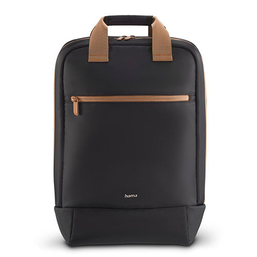 Hama Ultra Lightweight Laptop Backpack, Up to 16.2", Padded Compartment, Front Pocket, Trolley Strap, Water-Repellent, Eco-Friendly, Black-4