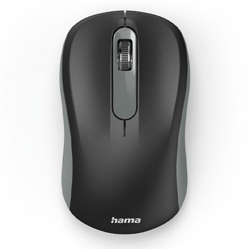 Hama AMW-200 Wireless Optical Mouse, 3 Buttons, USB Nano Receiver, 	Black/Grey-0