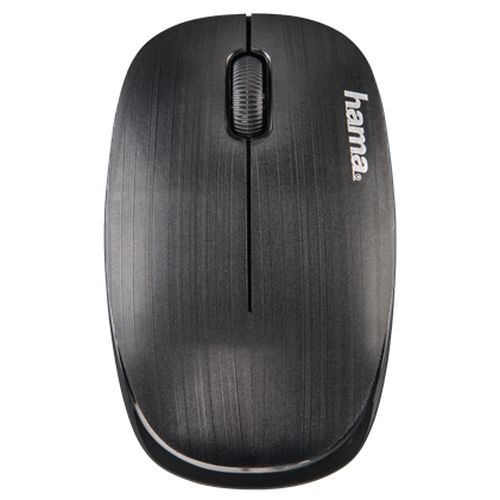 Hama MW-110 Wireless Optical Mouse, 3 Buttons, USB Nano Receiver, Black-0