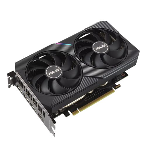 Asus DUAL RTX3060 V2 OC, PCIe4, 12GB DDR6, HDMI, 3 DP, 1867MHz Clock, RGB Lighting, Overclocked, LHR-1